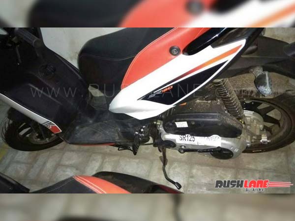 Aprilia SR125 Spied In India Ahead Of Launch