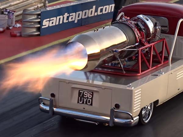 This Volkswagen Pickup Truck Is A Jet-Engine Monster