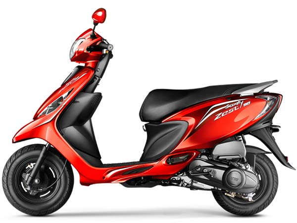 TVS Scooty Zest 110 Matte Series With BSIV Engine Launched In India