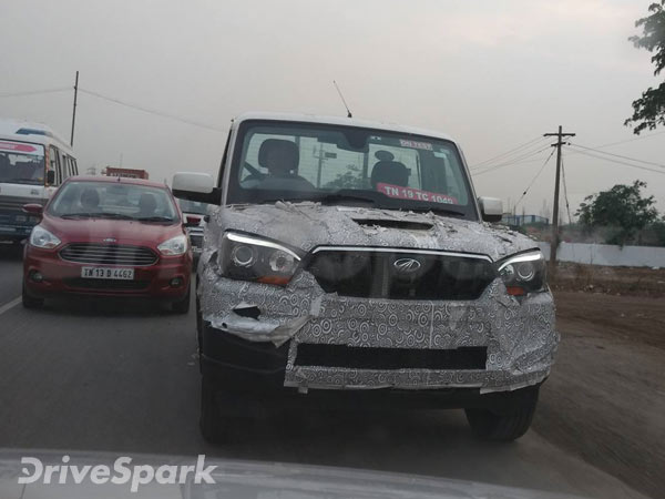 Spy Pics: Mahindra Scorpio Getaway Spotted Testing