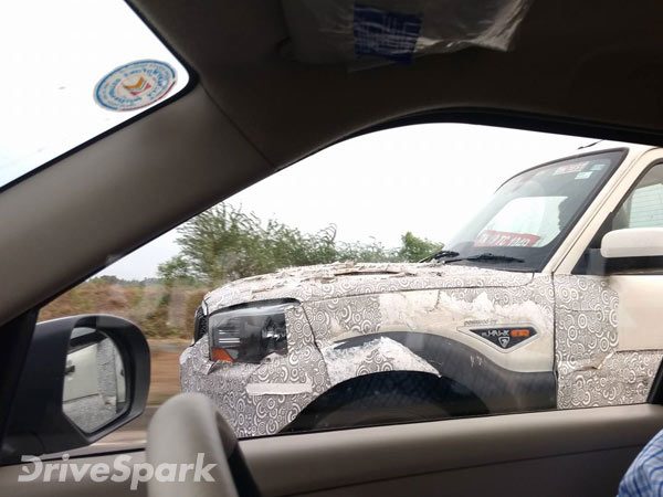 Spy Pics: Mahindra Scorpio Getaway Spotted Testing