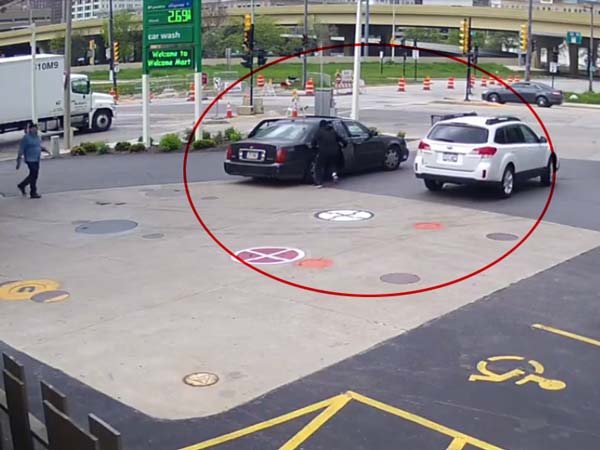 Woman Jumps On Top Of Her Car To Stop Thieves Video