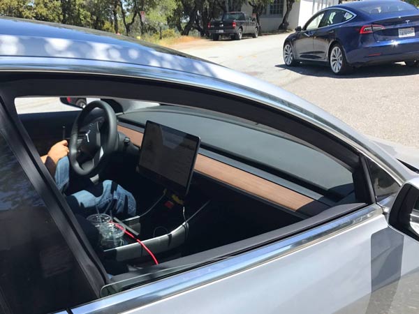 Tesla Model 3 Spied Testing