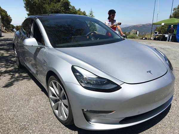 Tesla Model 3 Spied Testing