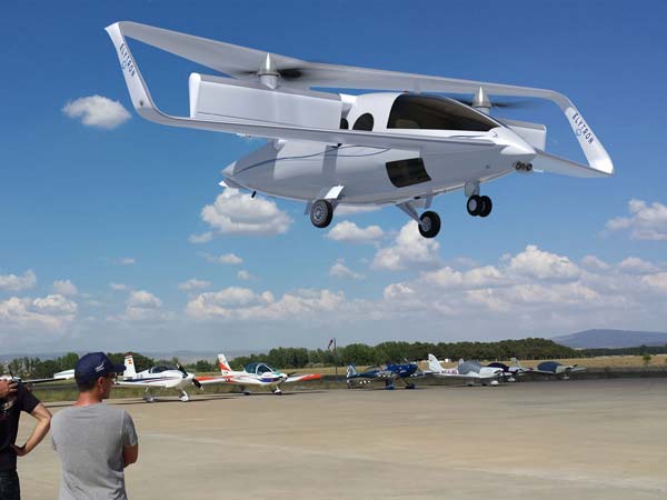 Elytron VTOL Air Taxi Concept Is A combination Of Aeroplane And Helicopter