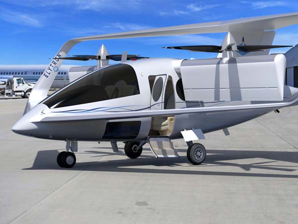 Elytron VTOL Air Taxi Concept Is A combination Of Aeroplane And Helicopter