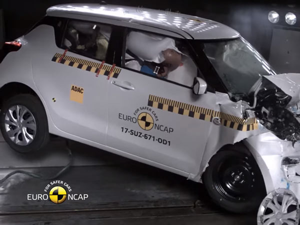 New Maruti Swift Crash Test Results From Euro NCAP