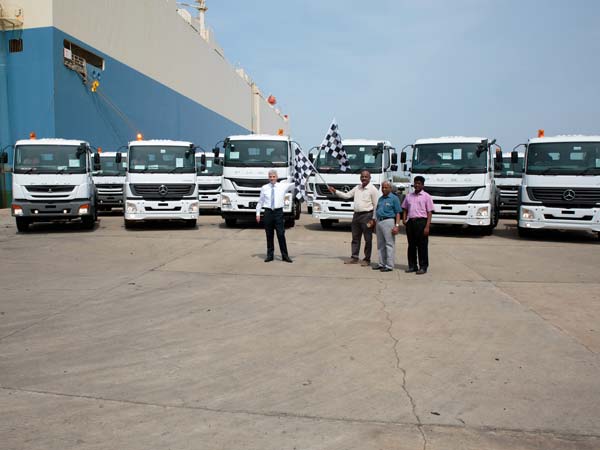 Daimler India Commercial Vehicles Export Sales Cross 10,000 Trucks Milestone