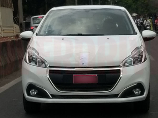Spy Pics: Peugeot 208 Spotted Testing In India