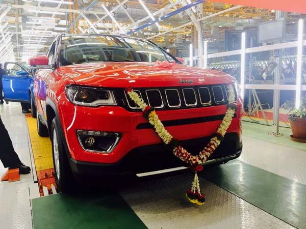 Jeep Compass Rolls Off Production Line In India