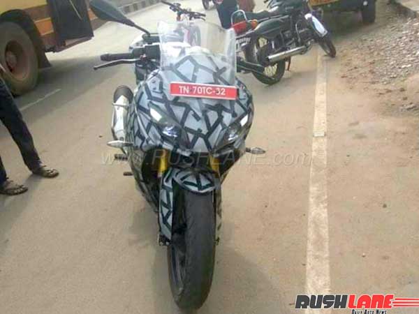 TVS Apache RR 310S Spotted Ahead Of Launch