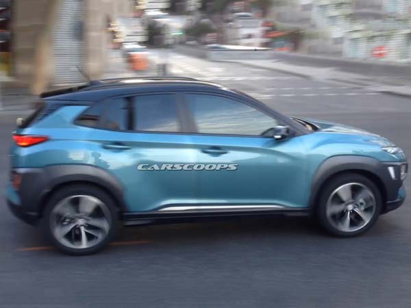 Spy Pics: Hyundai Kona Compact SUV Spotted Undisguised