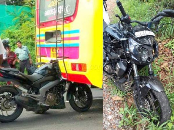 Bajaj Dominar 400 Rear Ends A Bus At High Speeds — The Result Will Leave You Wondering