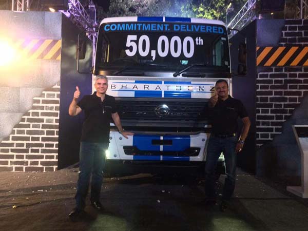 BharatBenz Achieves 50,000 Truck Sales In India