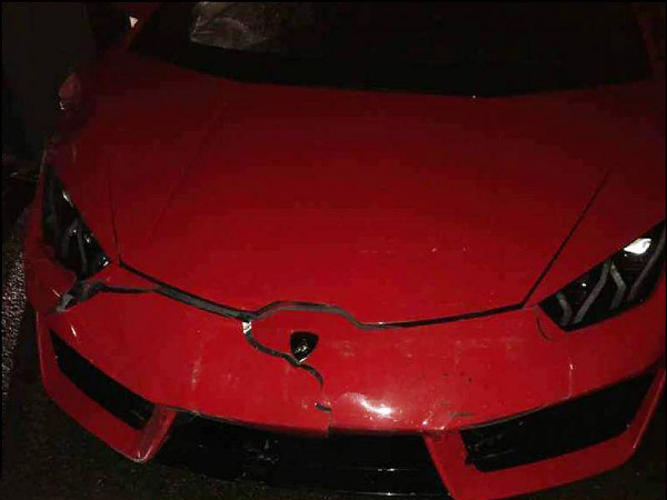 Lamborghini Crashes Into A Tata Indica