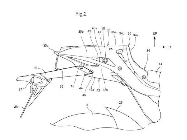 Honda Motorcycles Patents Motorcycle With Underseat Exhaust And V4 Engine Honda Motorcycles Patents Motorcycle With Underseat Exhaust And V4 Engine