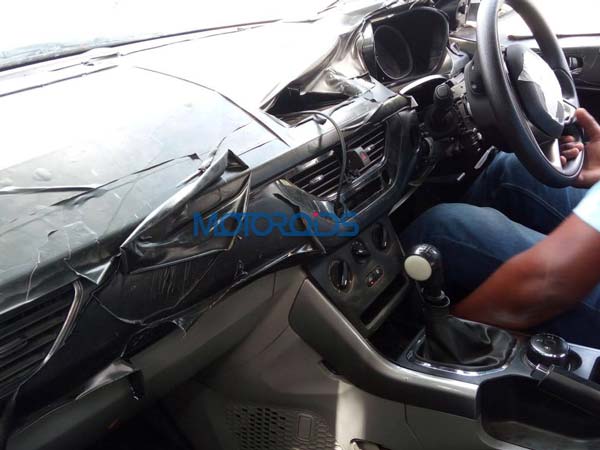 Spy Pics: Tata Nexon Base Variant Interior Leaked