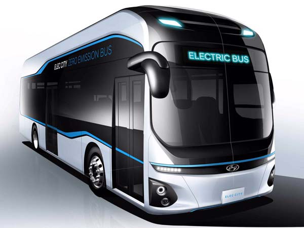 Hyundai Reveals All-Electric Bus Named Elec City