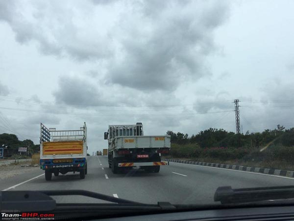 BharatBenz Testing Fuso Super Great Truck In India