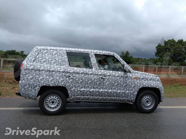 Mahindra’s Upcoming TUV500 Spotted Testing Again