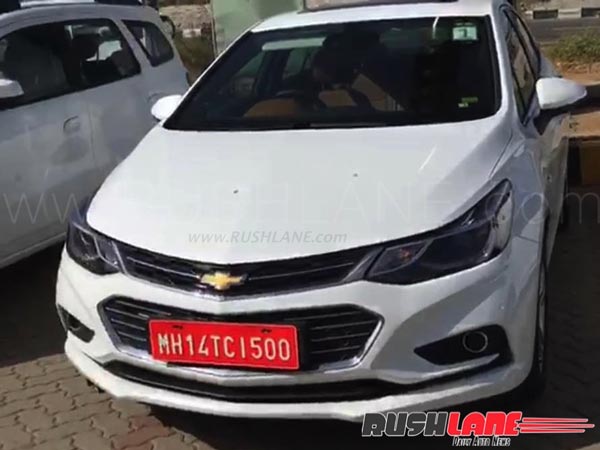 new chevrolet cruze spied testing in india