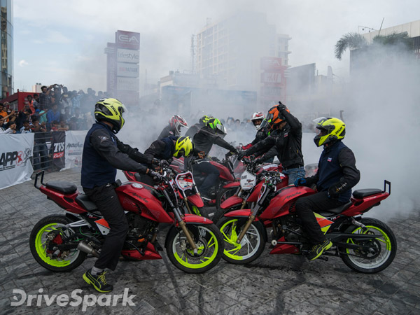 Five Hours Of Non-Stop Stunting — TVS Creates Record