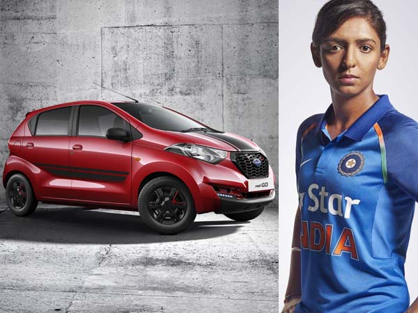 Datsun Gifts redi-Go Sport To Cricketer Harmanpreet Kaur