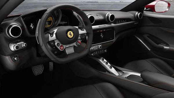 ferrari portofino interior