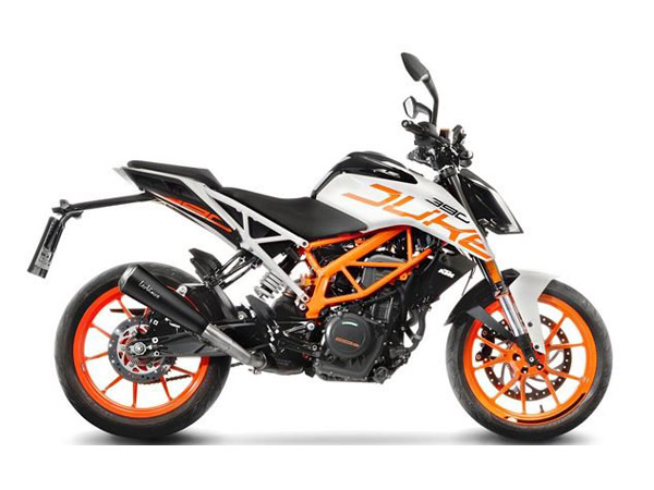 ktm duke rc with leo vince gp one exhaust released