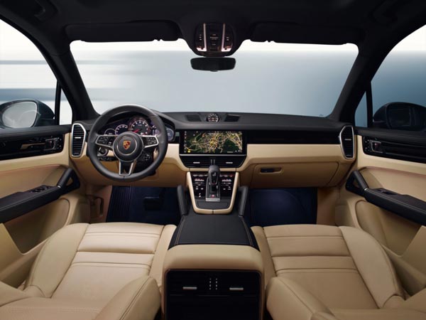 porsche cayenne leaked images interior