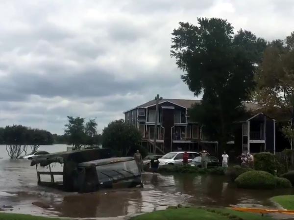 Monster Trucks To The Rescue | Monster Trucks Show Their Worth In Hurricane Harvey Rescue Situations