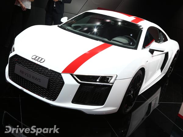 2017 Frankfurt Motor Show: Audi R8 RWS Revealed
