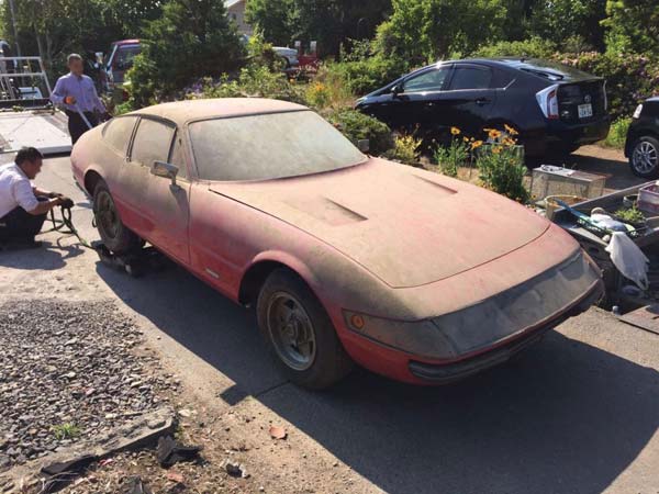 One-Off 'Barn Find' Ferrari Daytona With Alloy Body Sells For $2.17 Million At Auction 