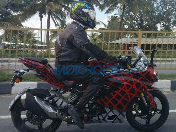 Spy Pics: TVS Apache RR 310S Spotted Again; Launch Likely By 2017