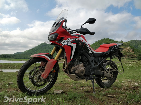 honda africa twin review side profile
