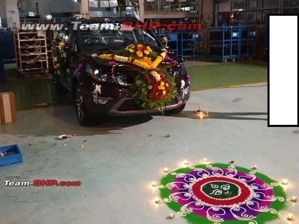Spy Pics: Tata Hexa Limited Edition Spotted