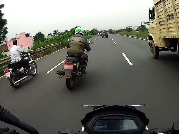 Bajaj Dominar Chases Royal Enfield 750 Twin In Chennai