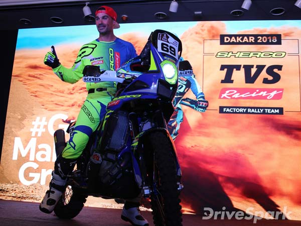 Sherco TVS Racing Announces Riders For Dakar 2018