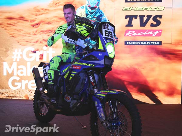 Sherco TVS Racing Announces Riders For Dakar 2018