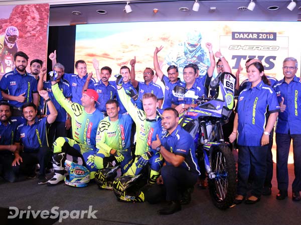 Sherco TVS Racing Announces Riders For Dakar 2018