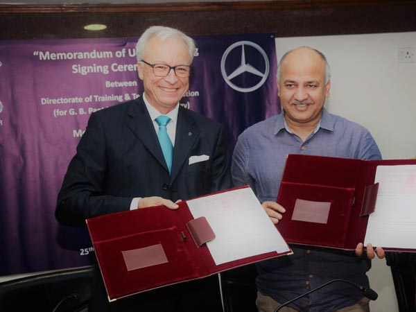 mercedes-benz mechatronics program launched in delhi