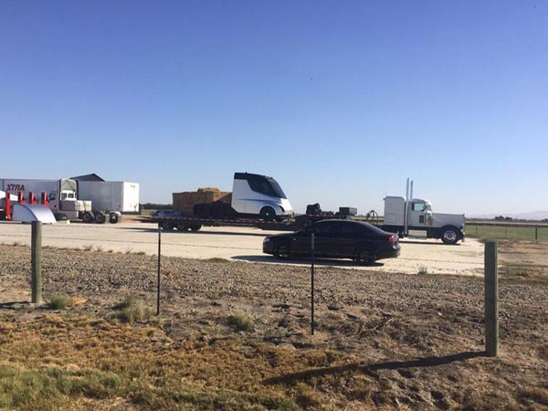 Tesla Semi-Truck Spotted Ahead Of Reveal
