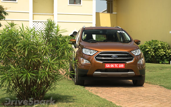 2017 Ford EcoSport Facelift Launched At Rs 7.31 Lakh In India; Prices, Mileage, Specifications & Images