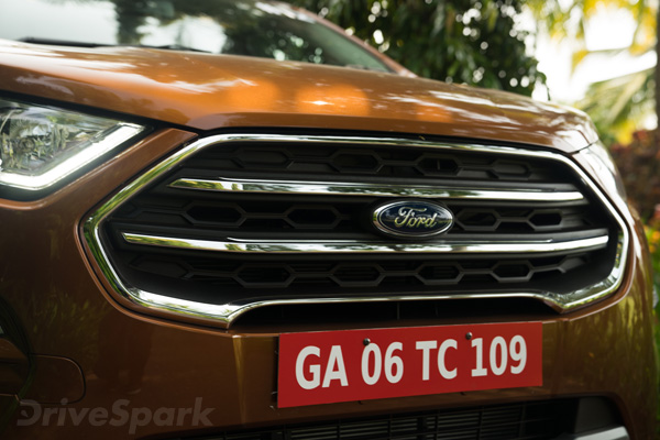 2017 Ford EcoSport Facelift Launched At Rs 7.31 Lakh In India; Prices, Mileage, Specifications & Images