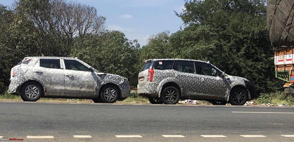 Spy Pics: Mahindra XUV500 Facelift Spotted Testing In India