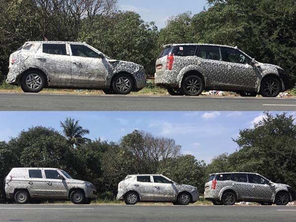 Spy Pics: Mahindra XUV500 Facelift Spotted Testing In India