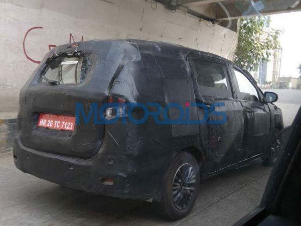 Next-Generation Maruti Ertiga Spotted Testing In India