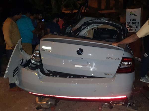 India's First Skoda Octavia RS Crash