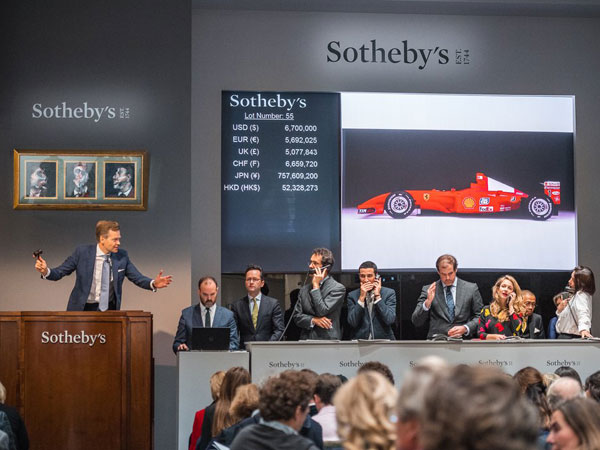 Michael Schumacher's 2001 F1 Championship Winning Car Sells For $7.5 Million At Auction