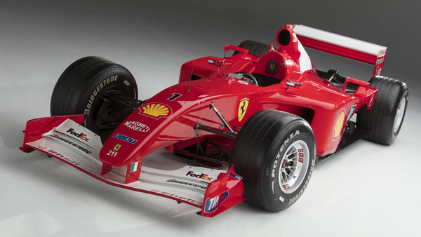 Michael Schumacher's 2001 F1 Championship Winning Car Sells For $7.5 Million At Auction